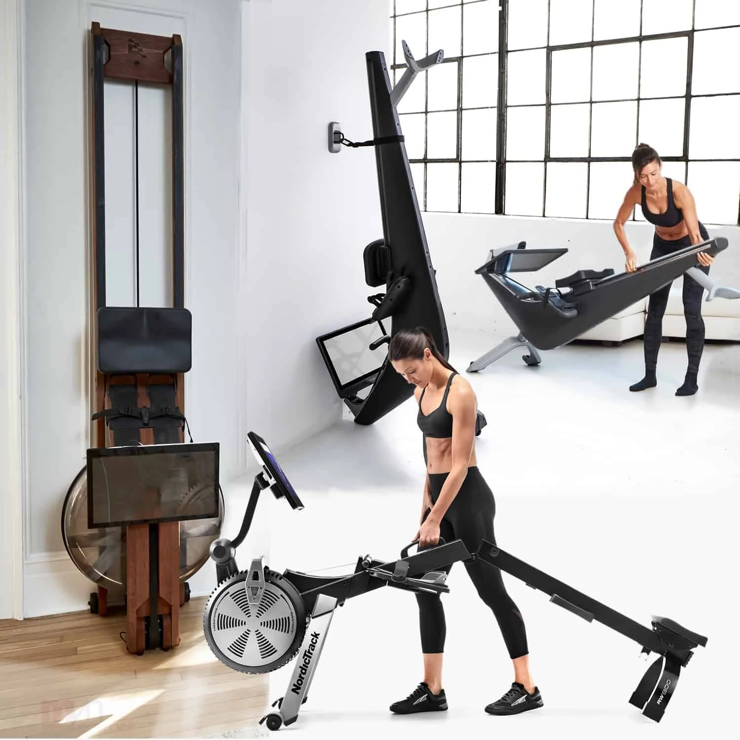 Space saver rowing machine sale
